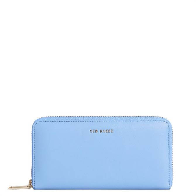 Ted Baker Garcey Mid Blue Large Zip Around Purse